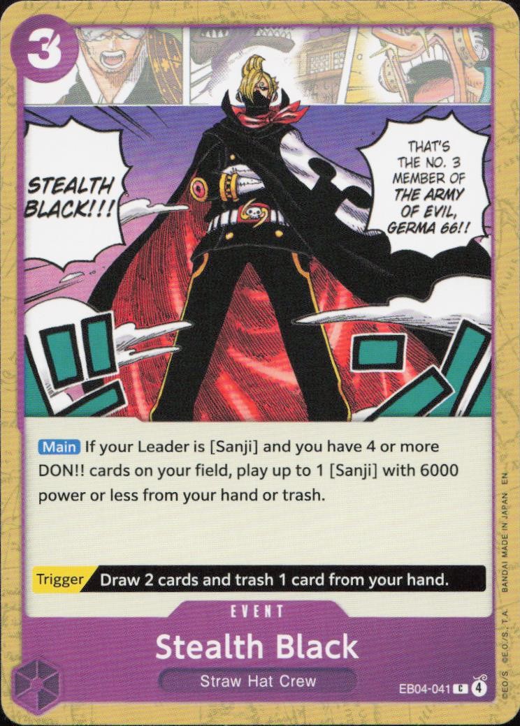 Stealth Black C The Azure Sea's Seven EB04-041 NM