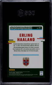 Erling Haaland Base Panini Donruss FIFA 2023-24 (GRADED)(SGC)