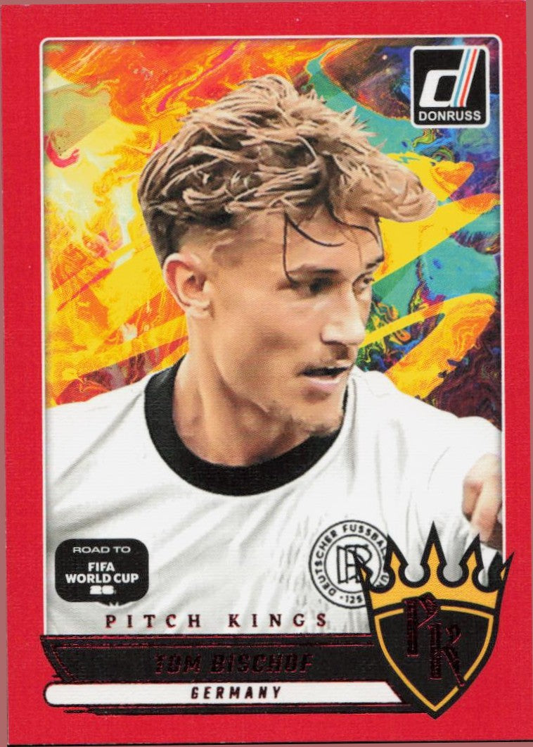 Tom BischofDonruss Road to FIFA World Cup - Pitch Kings Red Germany 3 2025-26