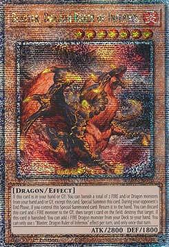 Blaster, Dragon Ruler of Infernos (V.5 - Quarter Century Secret Rare)