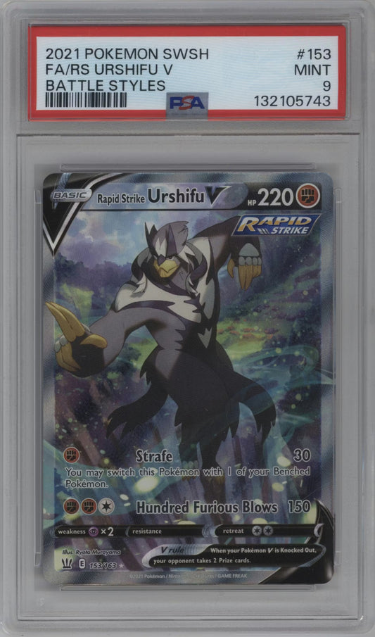 Rapid Strike Urshifu V (BST 153)(GRADED)(PSA)