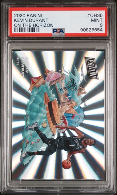 KEVIN DURANT ON THE HORIZON CASE HIT SSP 2020 PANINI ON THE HORIZON #OH35 (GRADED)