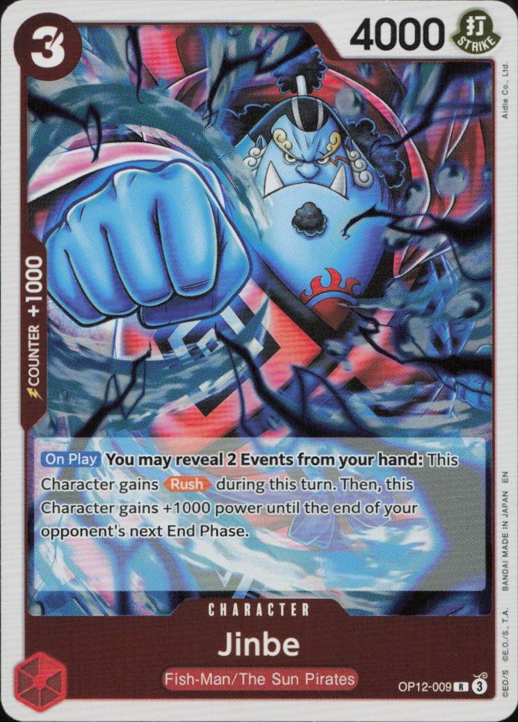 Jinbe Foil R Legacy of the Master OP12-009 NM