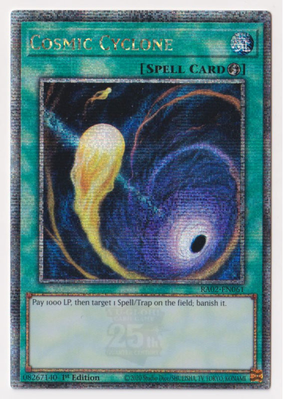 Cosmic Cyclone (V.5 - Quarter Century Secret Rare)