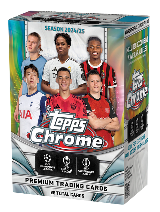 2024-25 Topps Chrome Blaster Box UEFA Club Competitions