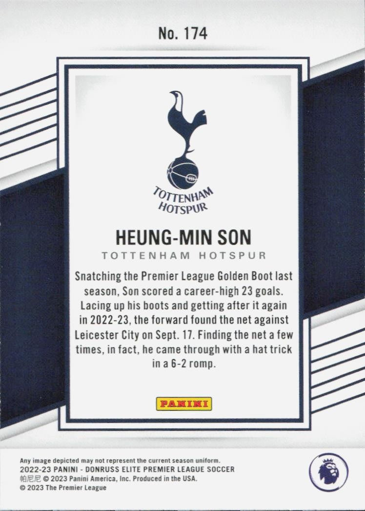 Heung-Min Son Donruss Elite Premier League Tottenham Hotspur 174 2022-23
