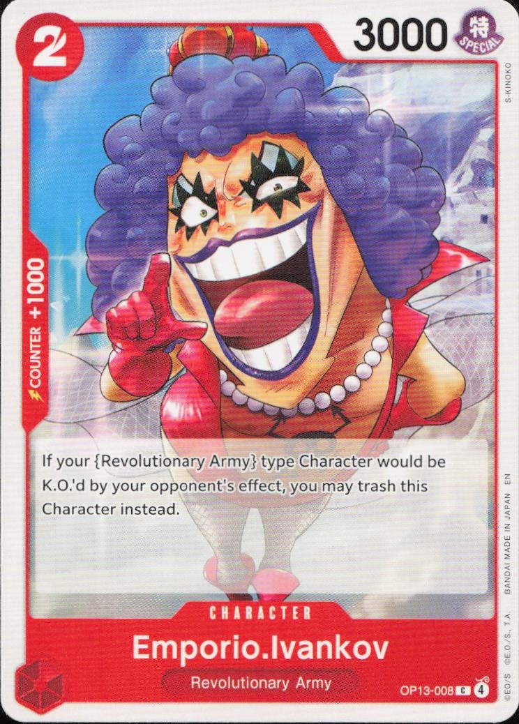 Emporio.Ivankov C Carrying On His Will OP13-008 NM
