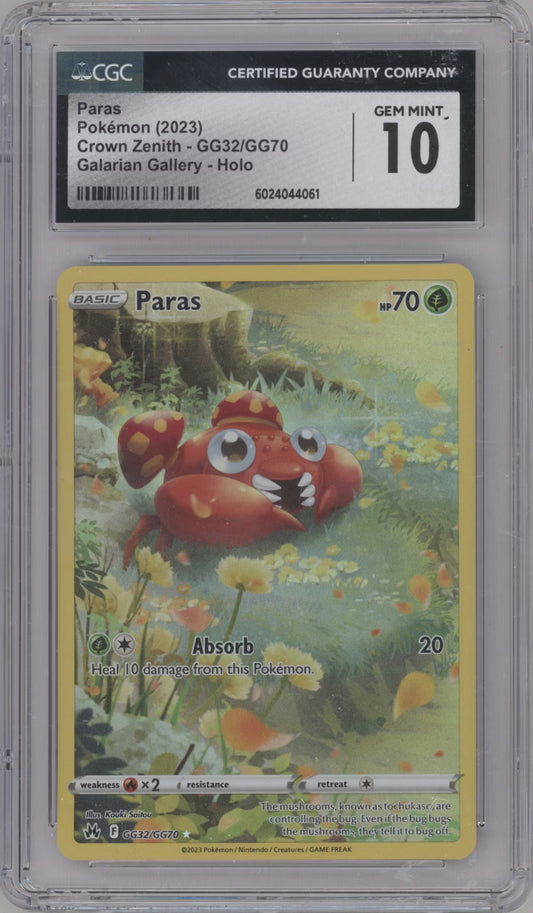 Paras (CRZ GG32)(GRADED)(CGC)