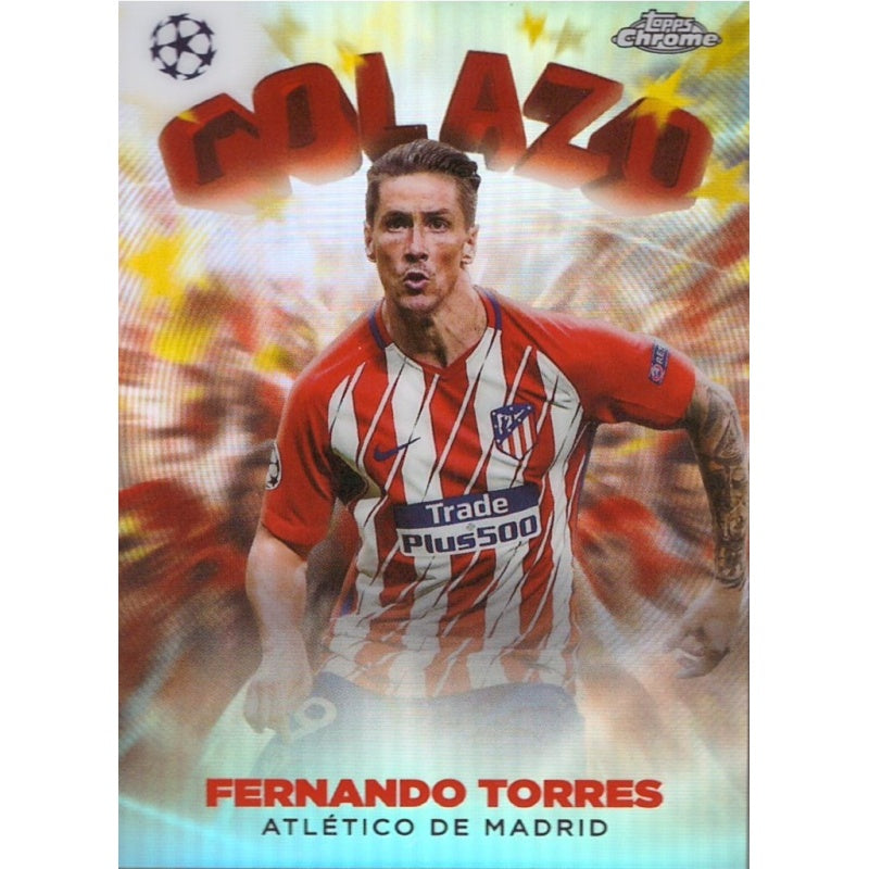 Fernando Torres Golazo Atletico Madrid 2022-23 Topps Chrome UEFA