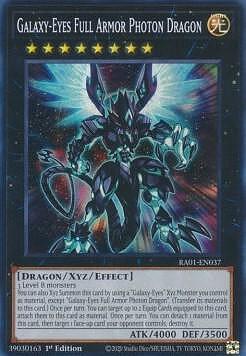 Galaxy-Eyes Full Armor Photon Dragon (V.1 - Super Rare)