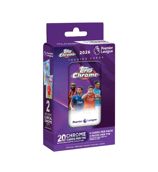 2025-26 Topps Chrome Premier League Tin