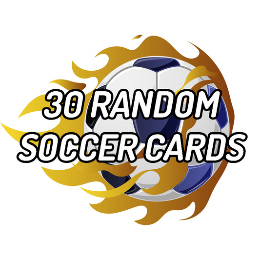 30 Random Soccer Sports Cards Lot