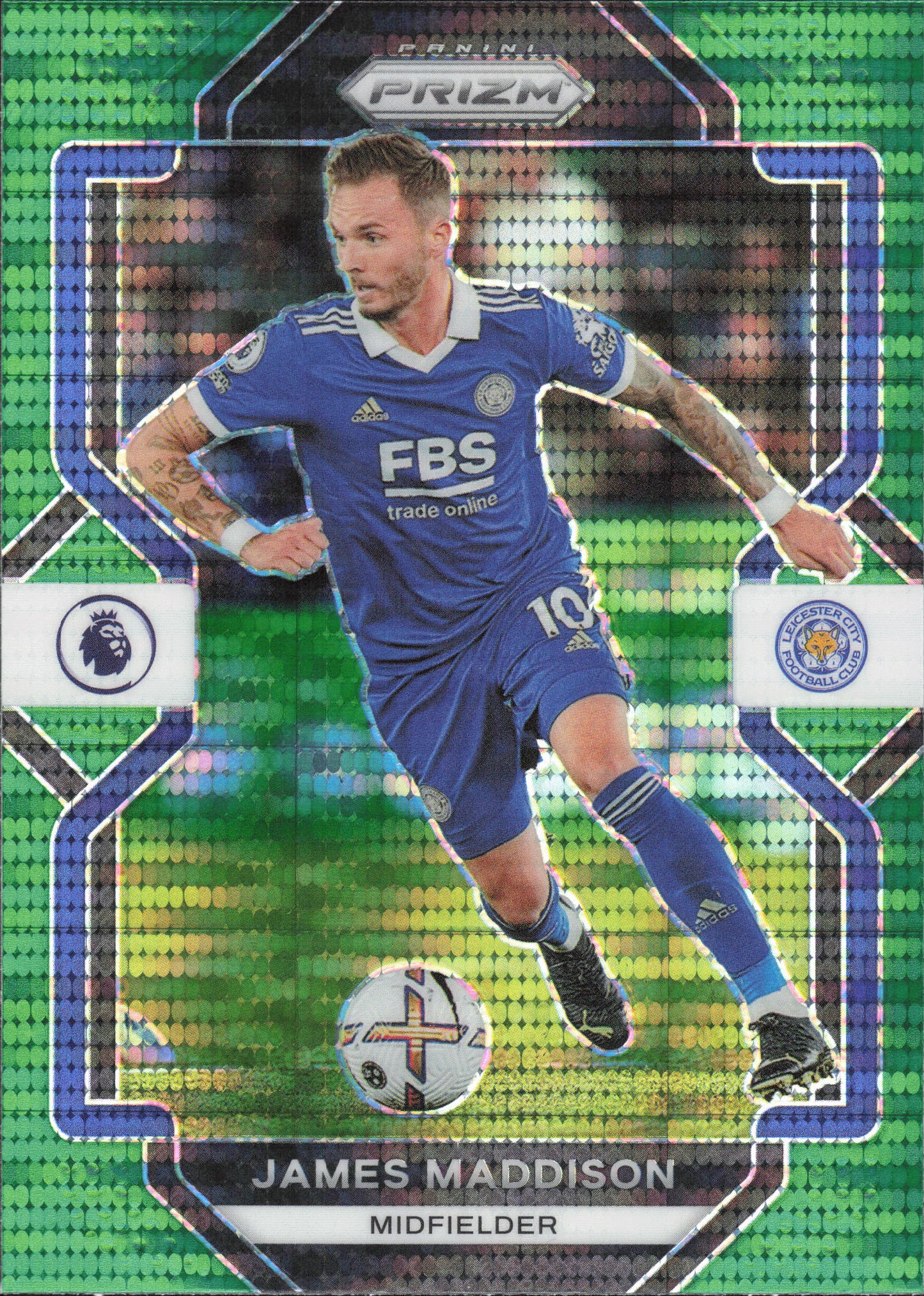 James Maddison Green Pulsar Panini Prizm