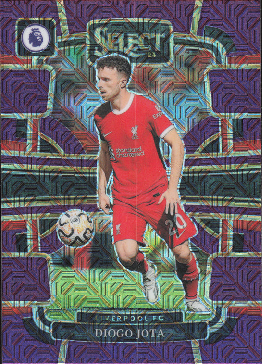 Diogo Jota Purple Mojo Panini Select EPL