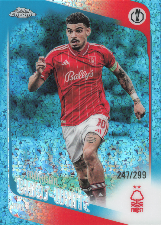 Morgan Gibbs-White Numbered /299 Topps Chrome