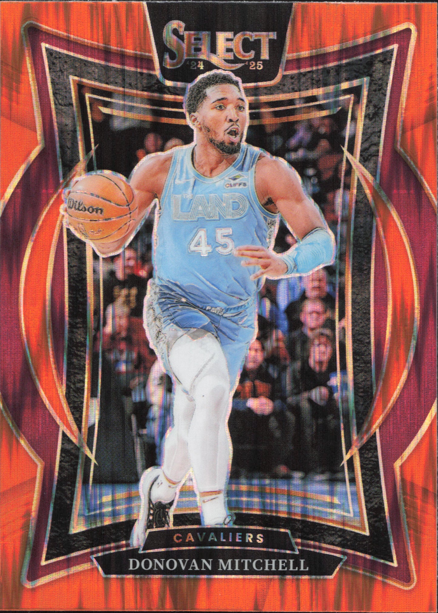 Donovan Mitchell Orange Panini Select