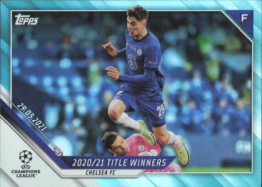 Chelsea Title Winners Numbered /299 Topps UCC