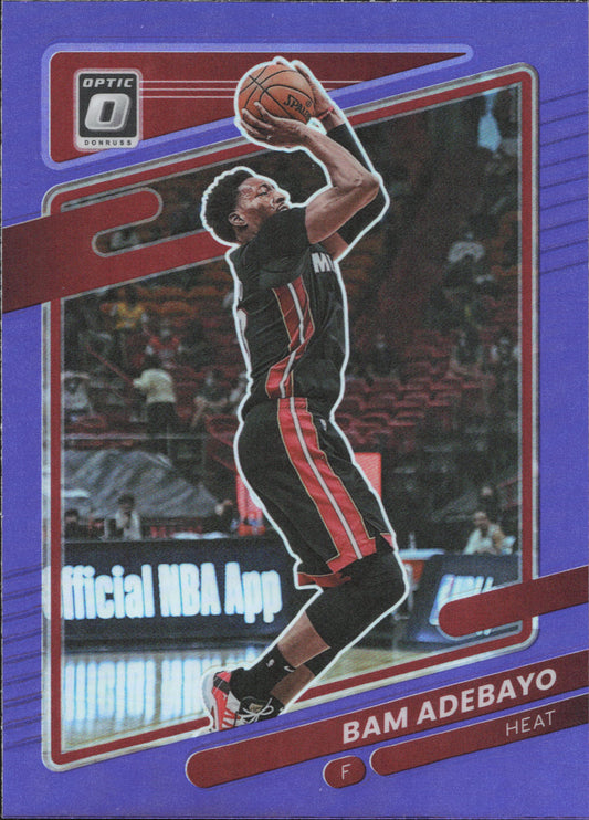 Bam Adebayo Purple Panini Optic Donruss