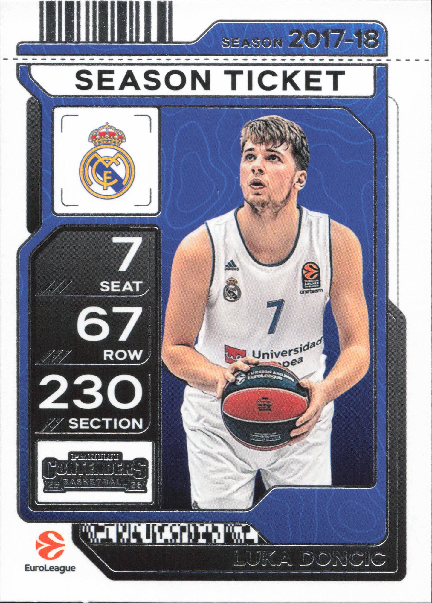Luka Doncic Base Panini Euroleague Contenders