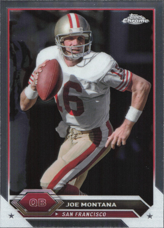 Joe Montana Base Topps Chrome