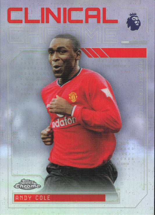 Andy Cole Clinical Chrome Topps Chrome EPL