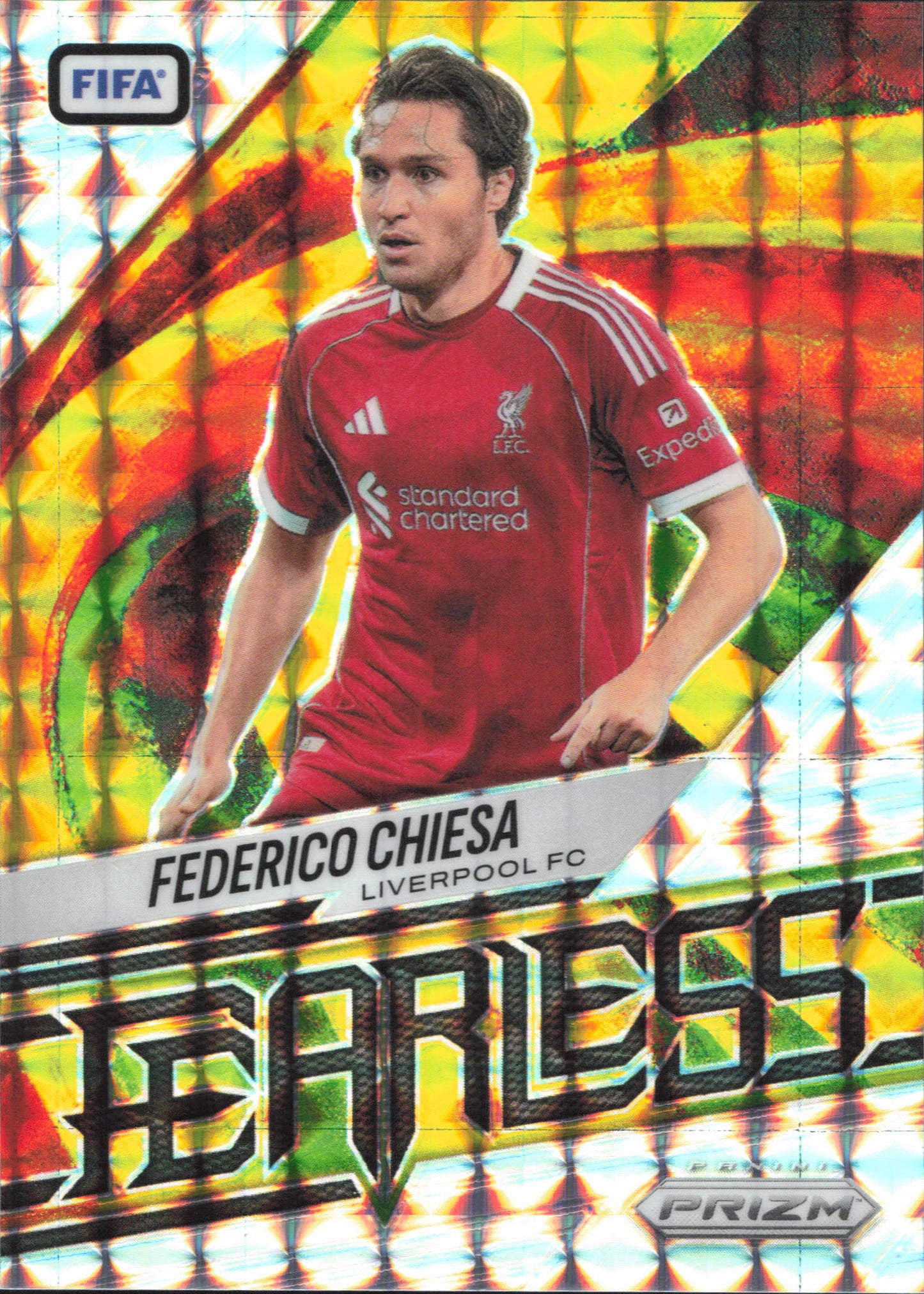 Federico Chiesa Fearless Mosaic Panini Prizm FIFA
