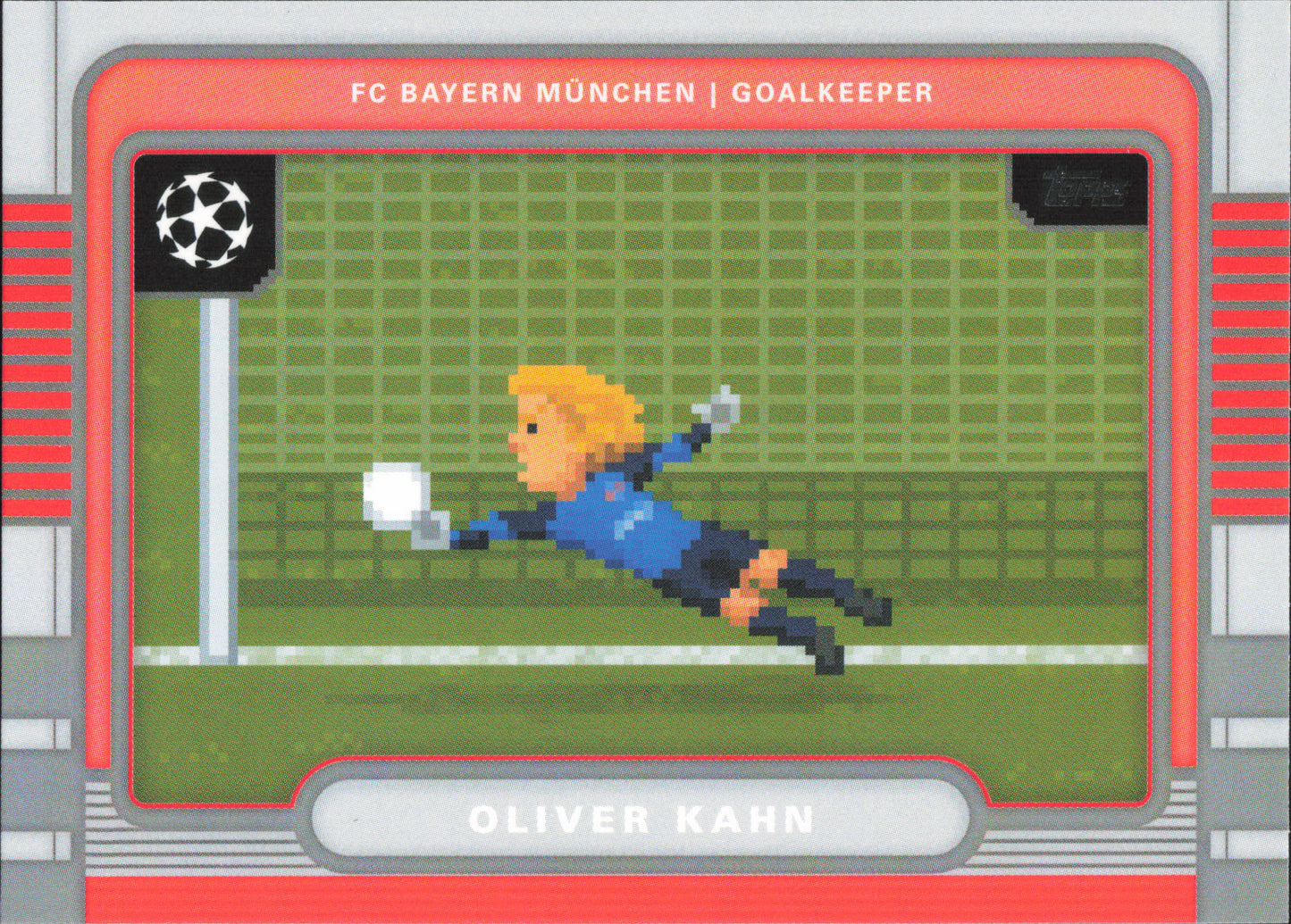 Oliver Kahn 8-Bit Ballers Topps Flagship