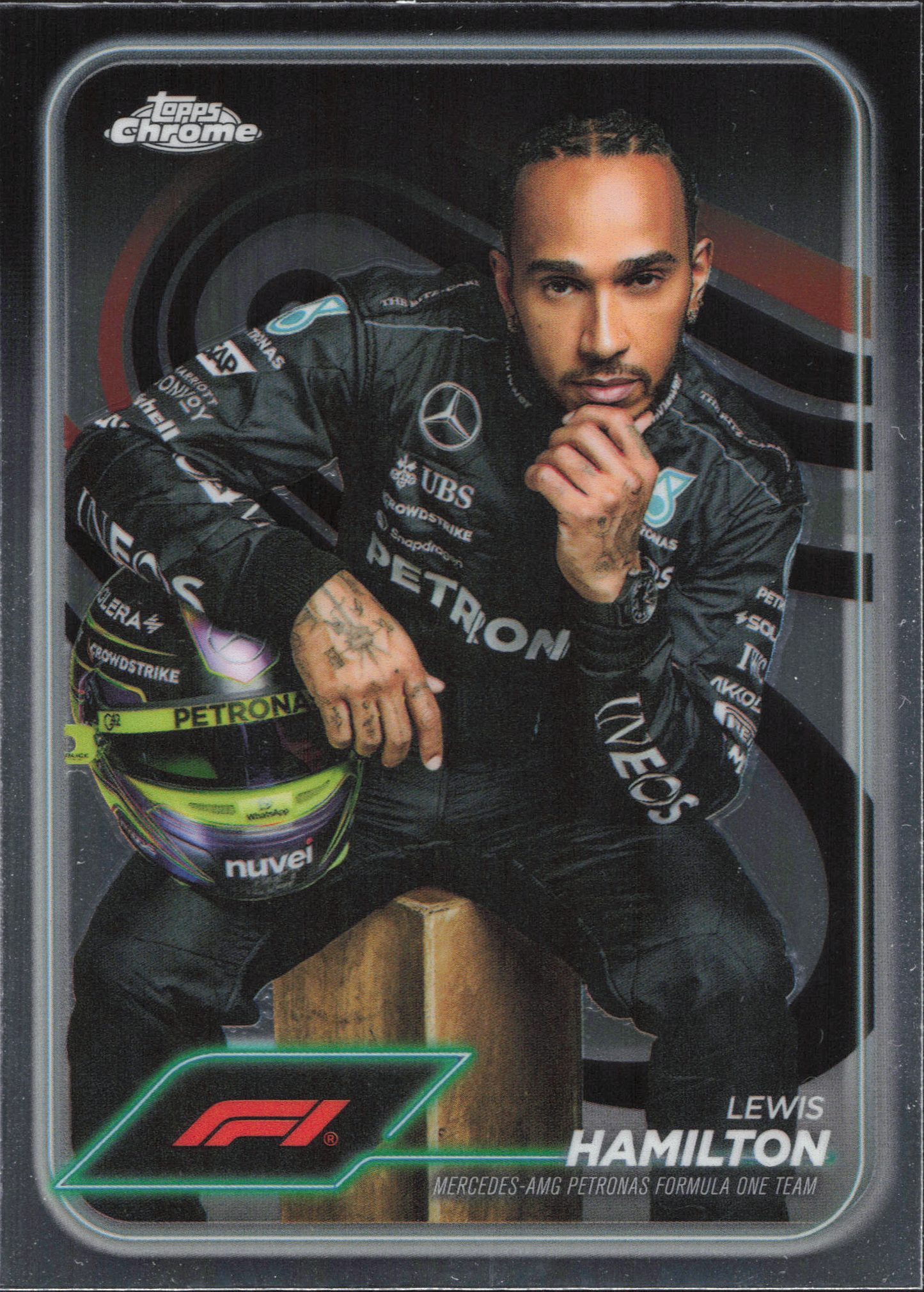 Lewis Hamilton Base Topps Chrome Formula 1