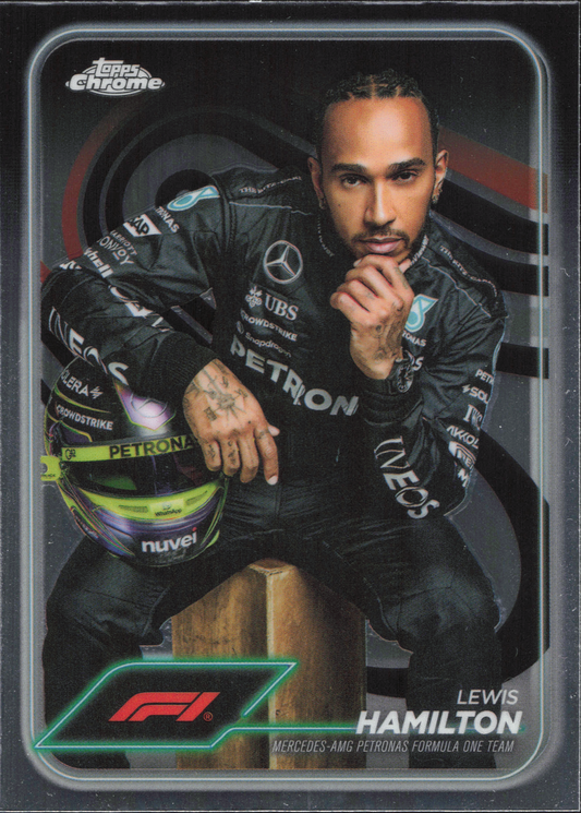 Lewis Hamilton Base Topps Chrome Formula 1