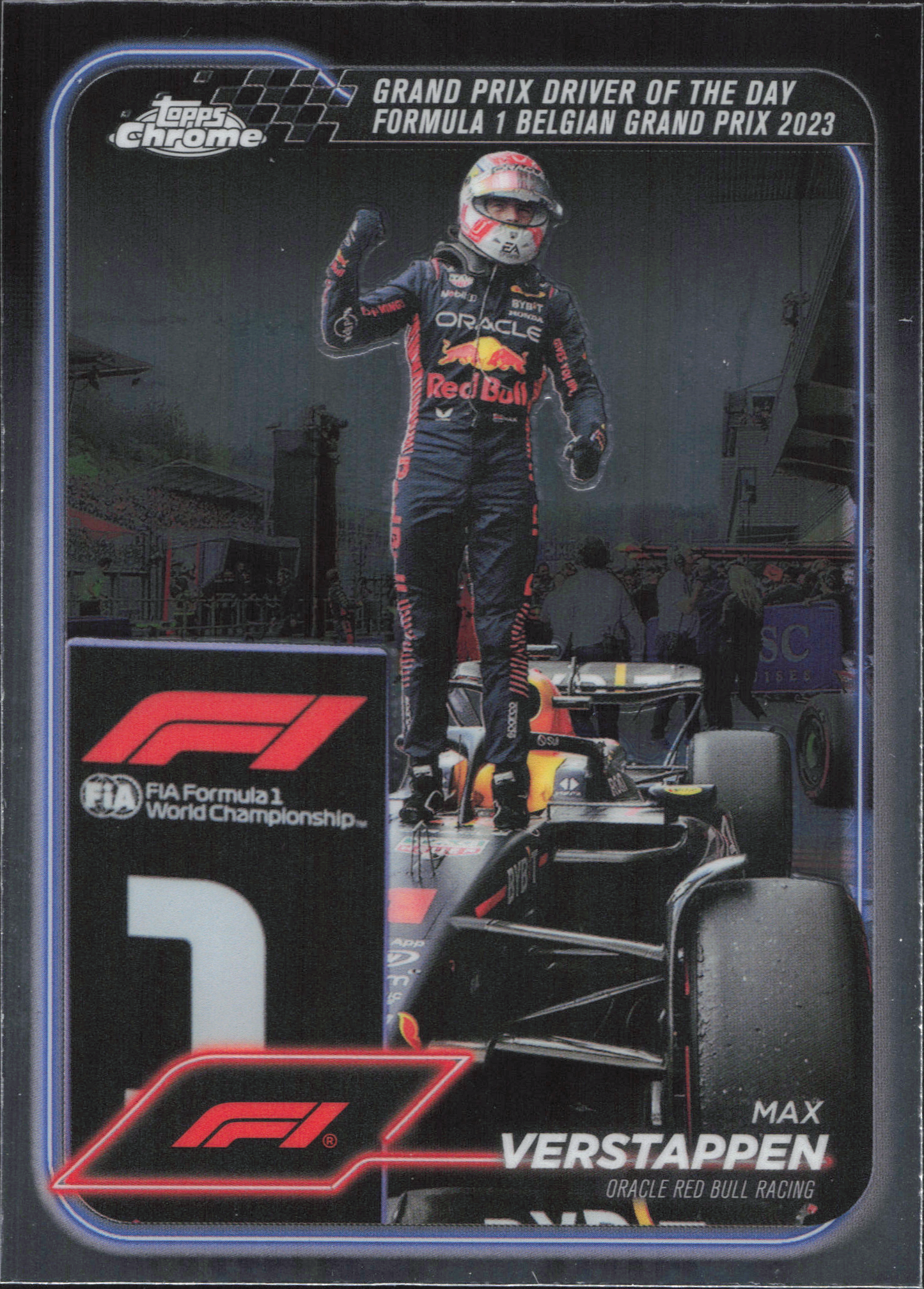 Max Verstappen Base Topps Chrome Formula 1