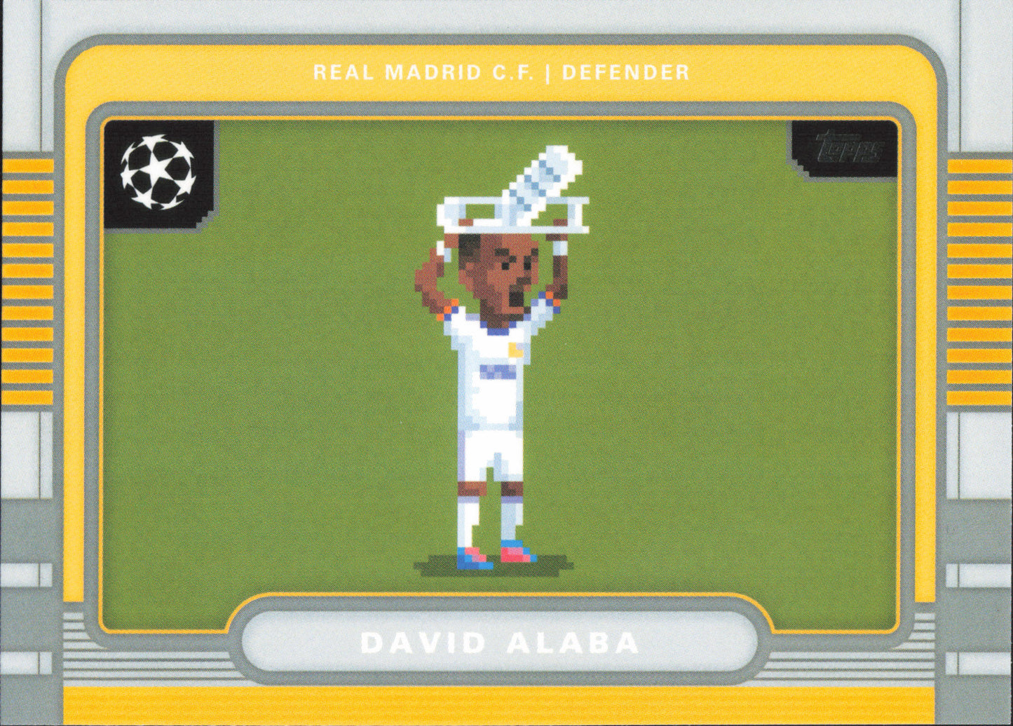 David Alaba 8-Bit Ballers Topps Flagship