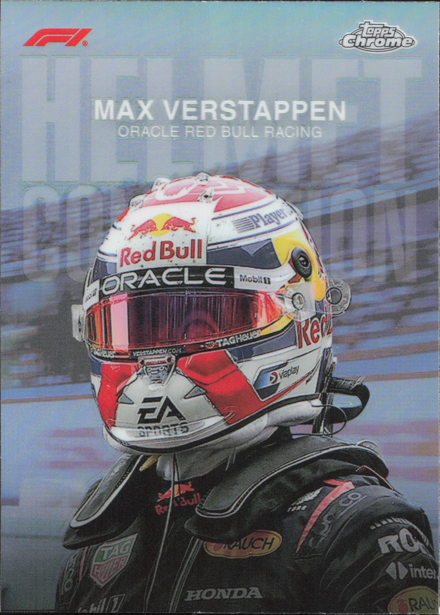 Max Verstappen Helmet Topps Chrome Formula 1