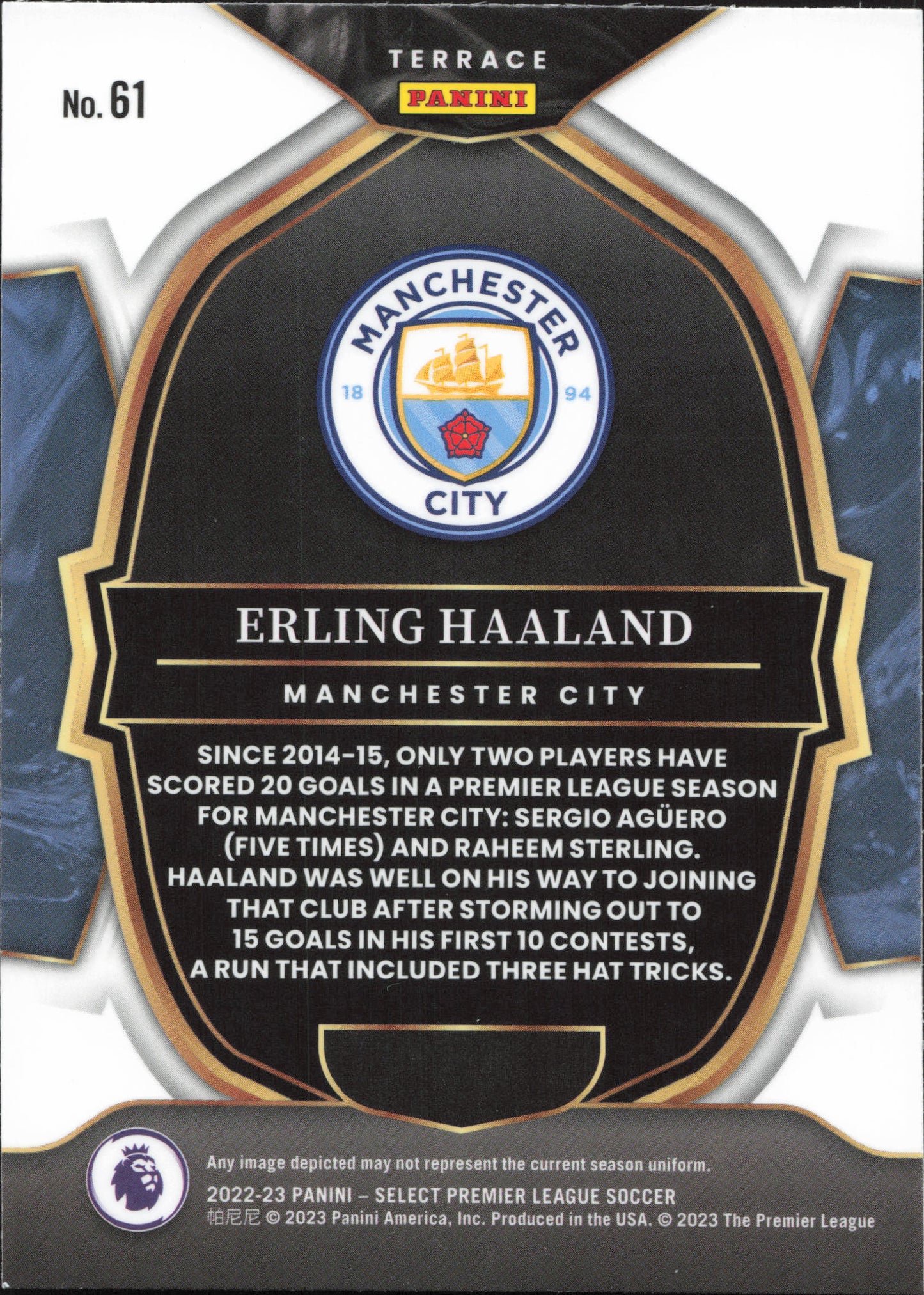 Erling Haaland Base Panini Select EPL