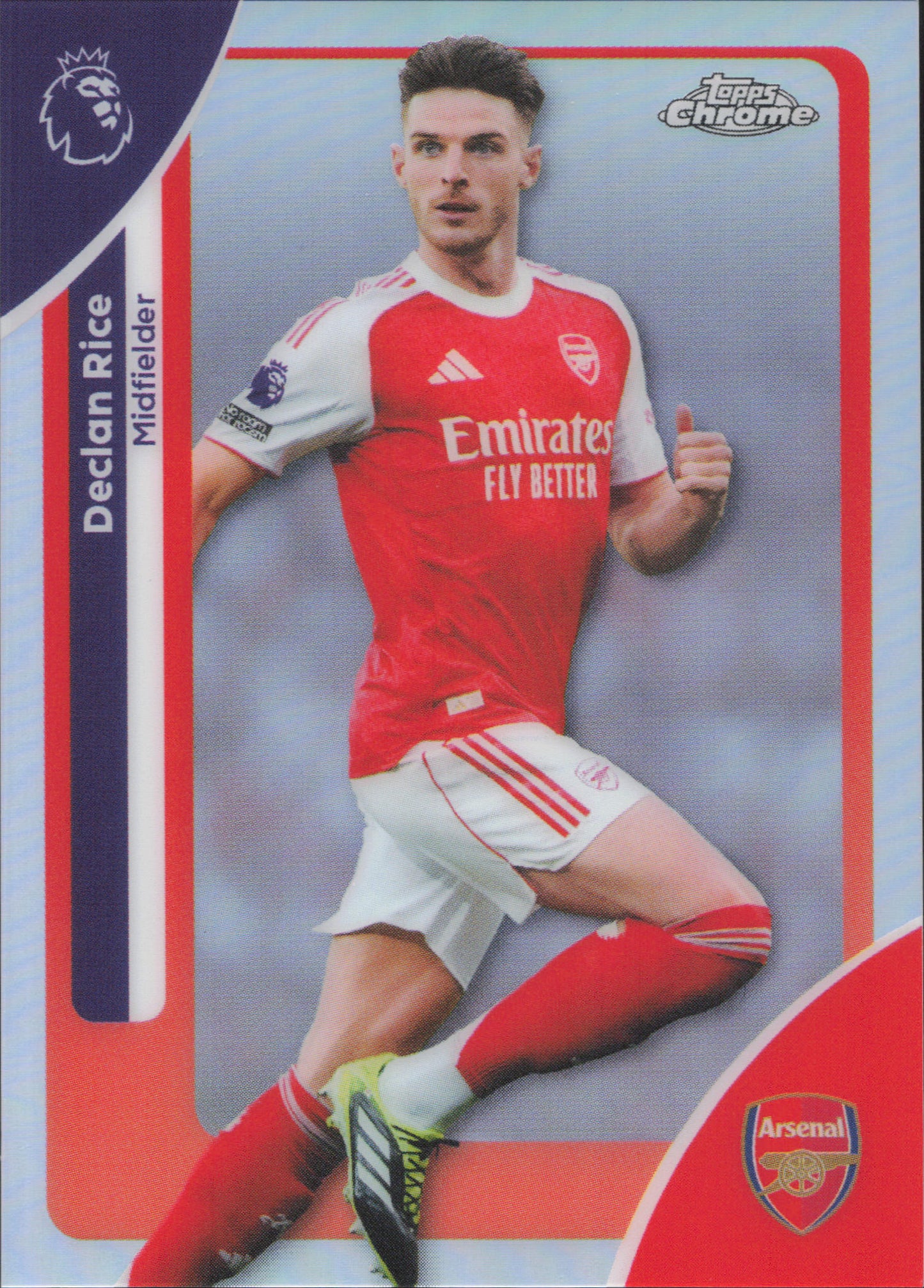 Declan Rice Refractor Topps Chrome EPL