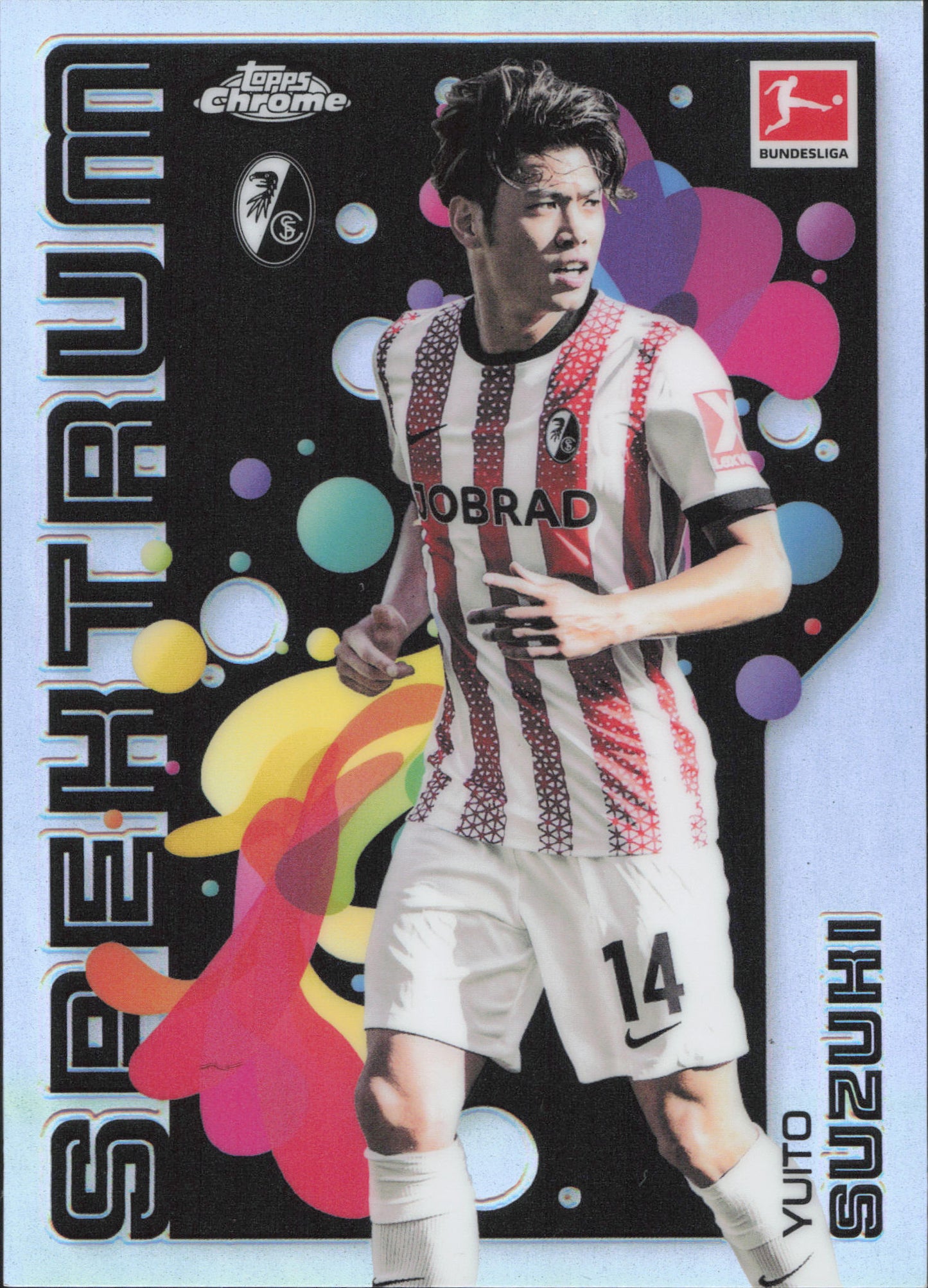 Yuito Suzuki Spektrum Topps Chrome Bundesliga