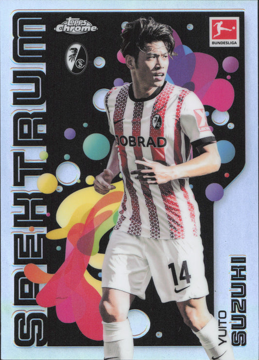 Yuito Suzuki Spektrum Topps Chrome Bundesliga