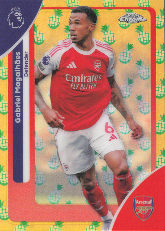 Gabriel Magalhaes Pineapple Topps Chrome EPL
