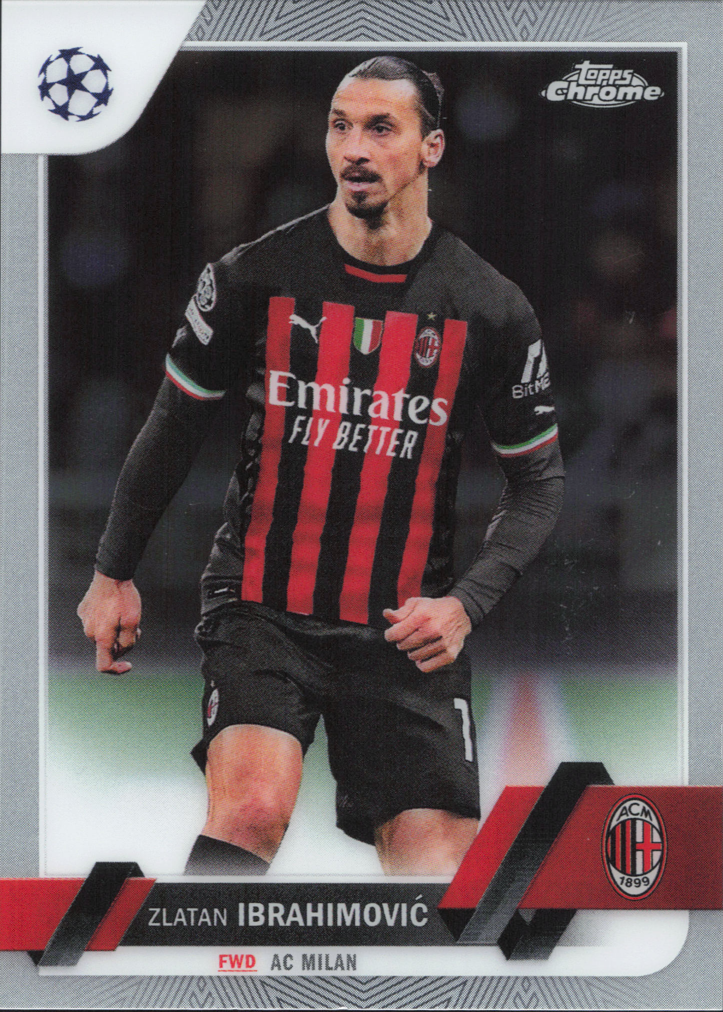 Zlatan Ibrahimovic Base Topps Chrome