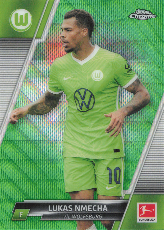 Lukas Nmecha Numbered /99 Topps Chrome Bundesliga