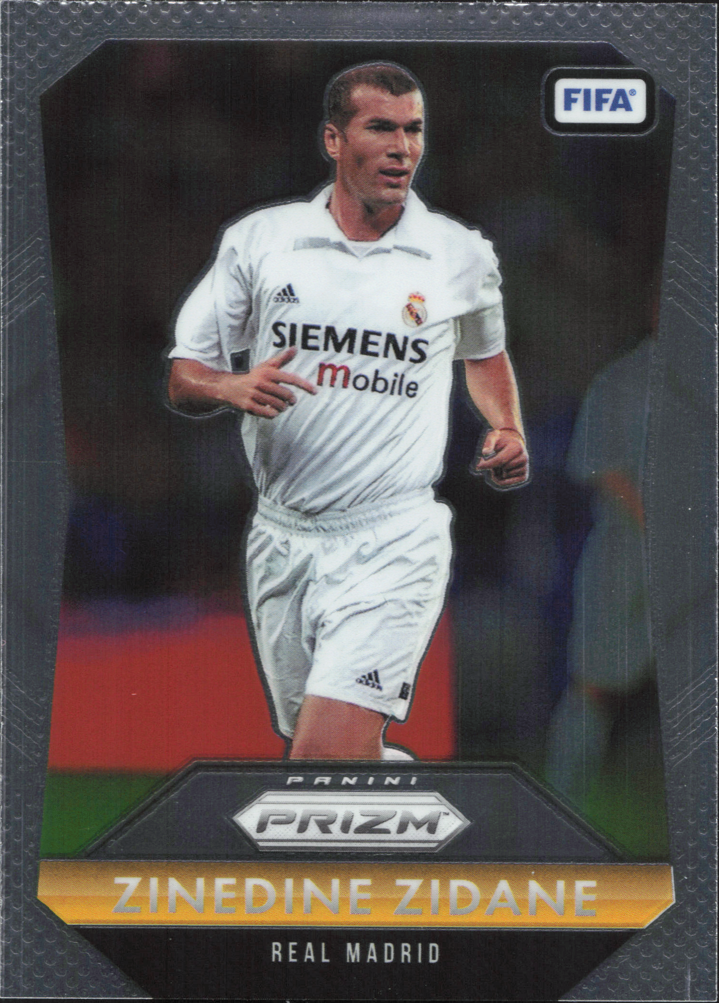 Zinedine Zidane Flashbacks Panini Prizm FIFA