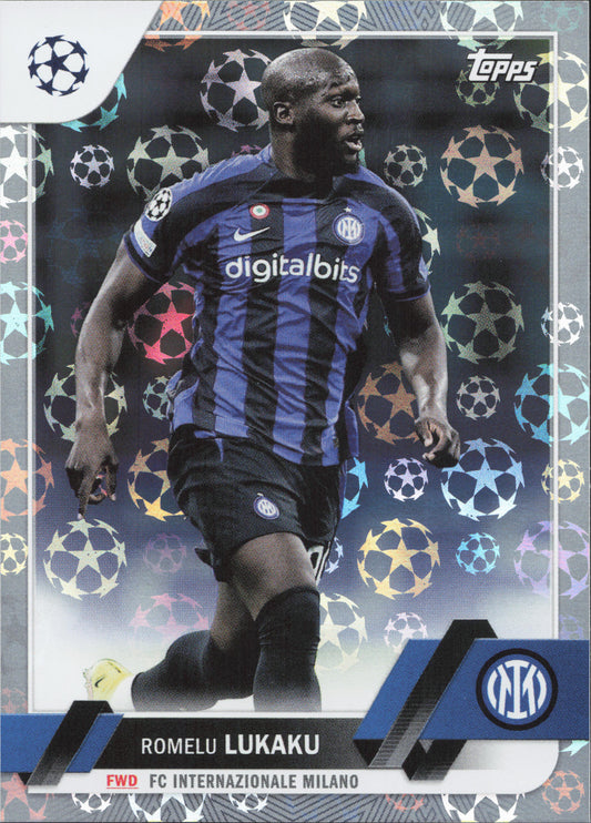 Romelu Lukaku Starball Parallel Topps Flagship