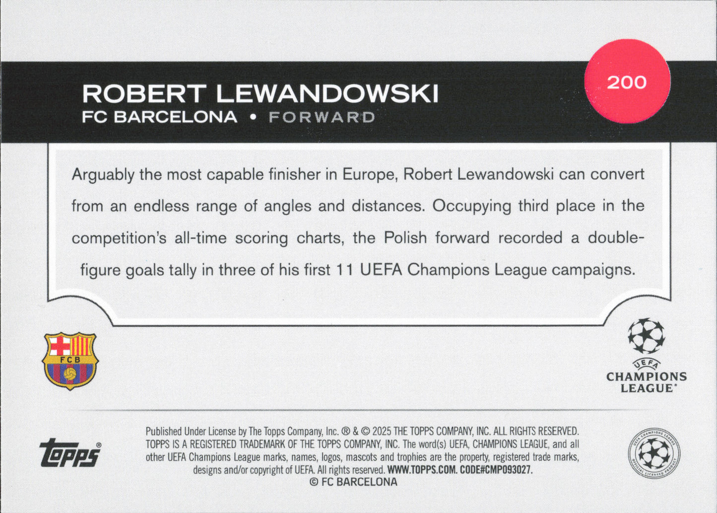 Robert Lewandowski Northern Lights Topps Flagship