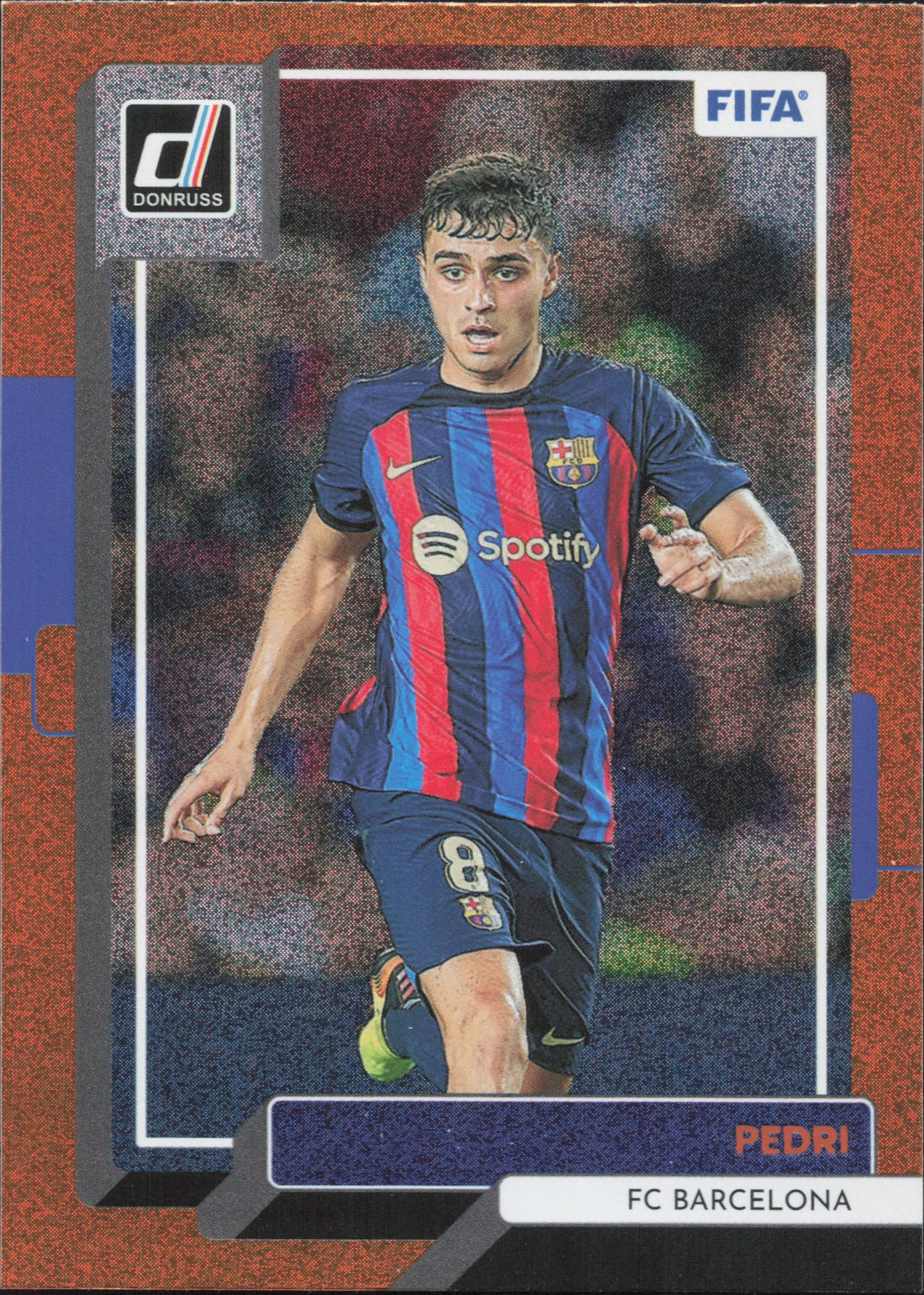 Pedri Orange Panini Donruss 2022-23