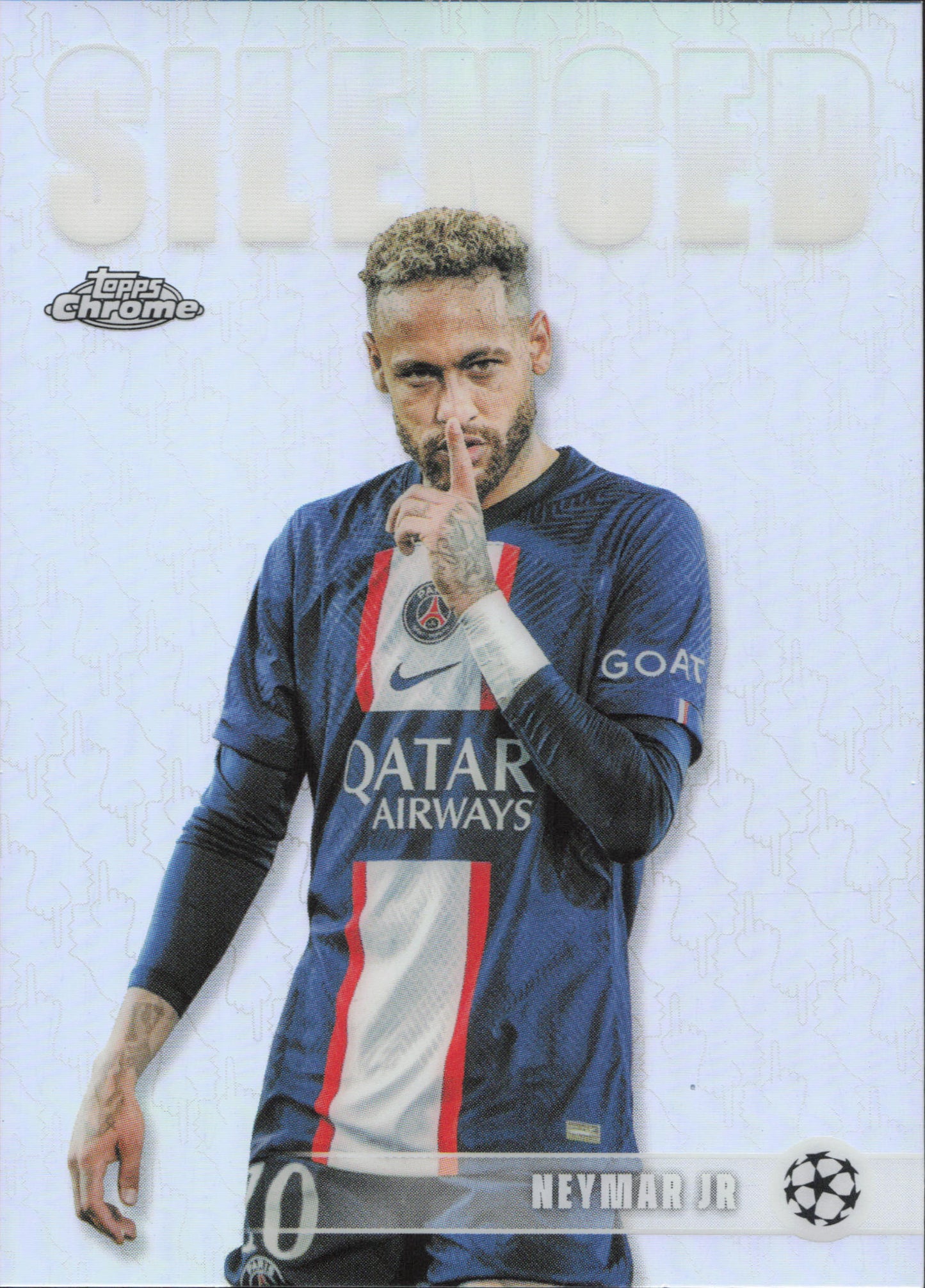 Neymar Jr. Silenced Topps Chrome UCC