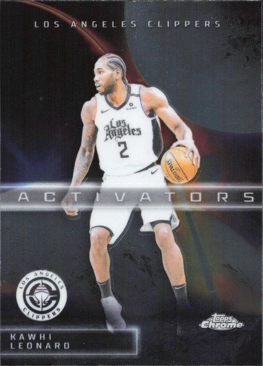Kawhi Leonard Activators Topps Chrome