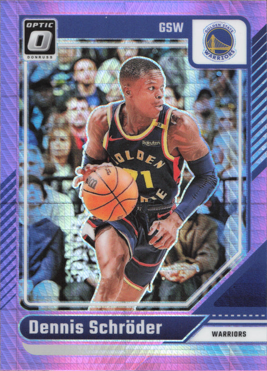 Dennis Schroder Pink Hyper Donruss Optic