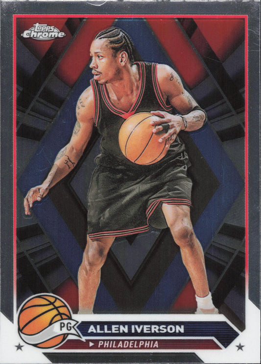 Allen Iverson Base Topps Chrome