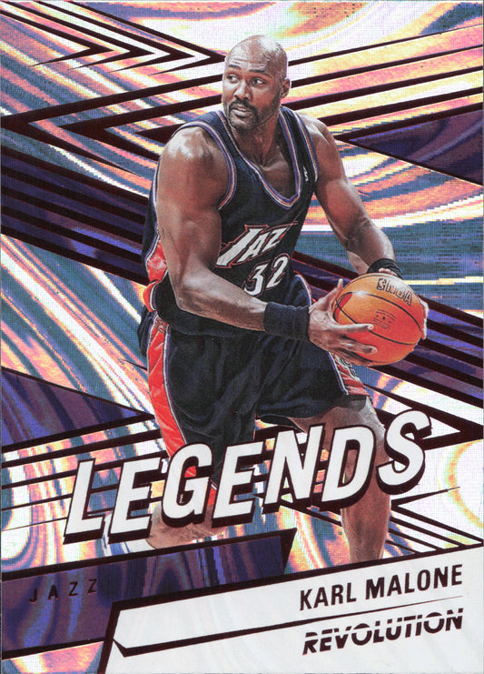 Karl Malone Swirl Legends Panini Revolution