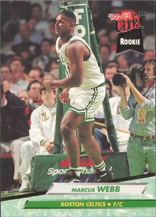 Marcus Webb Rookie Fleer Ultra 1992-93