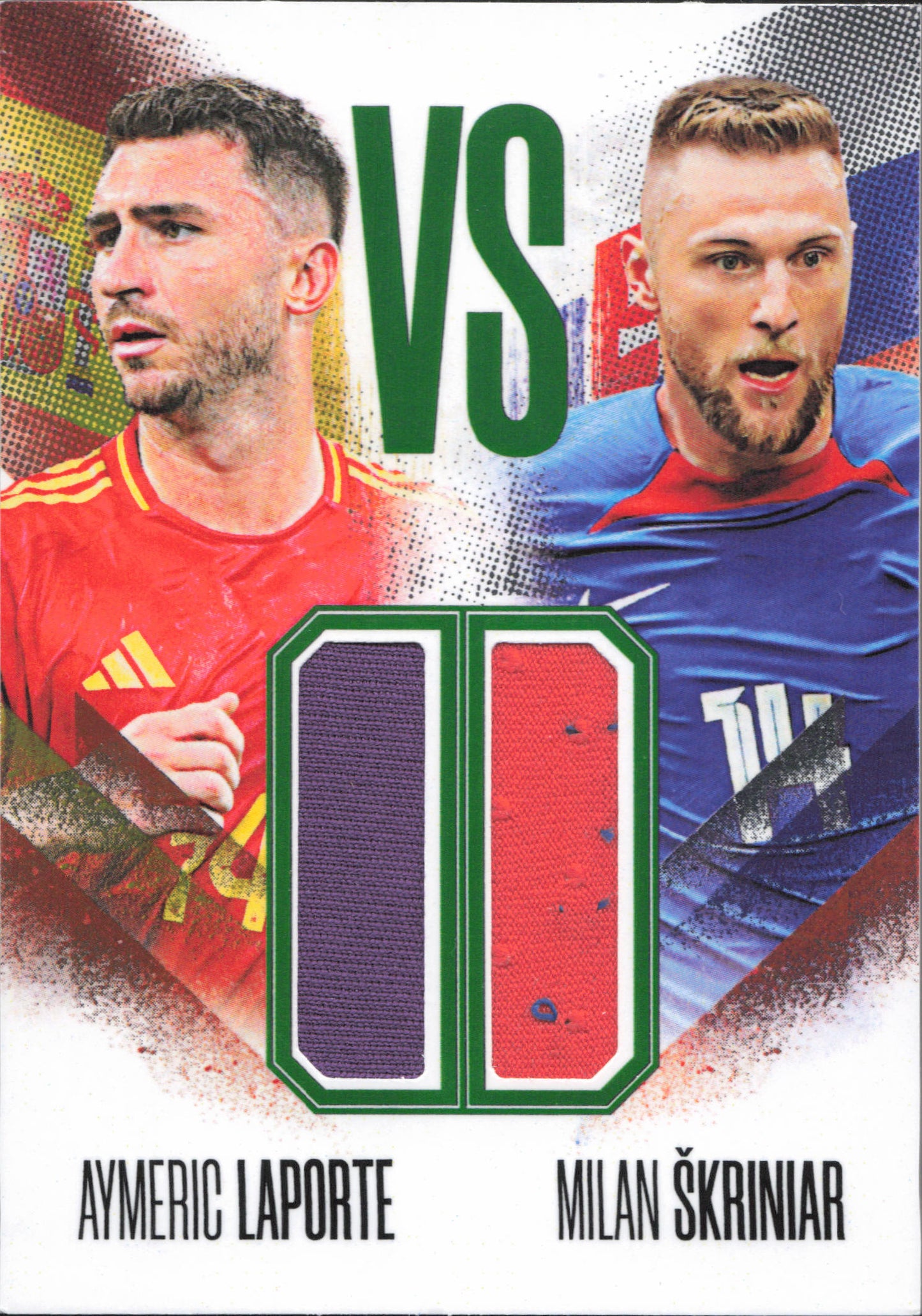 Aymeric Laporte/ Milan Skriniar Game-Worn Patch Numbered /3 Futera FX